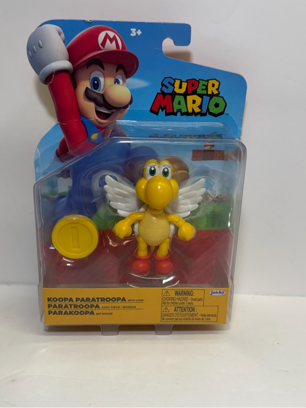 Super Mario Koopa‎ Paratroopa Yellow Action Figure - Official Brand
